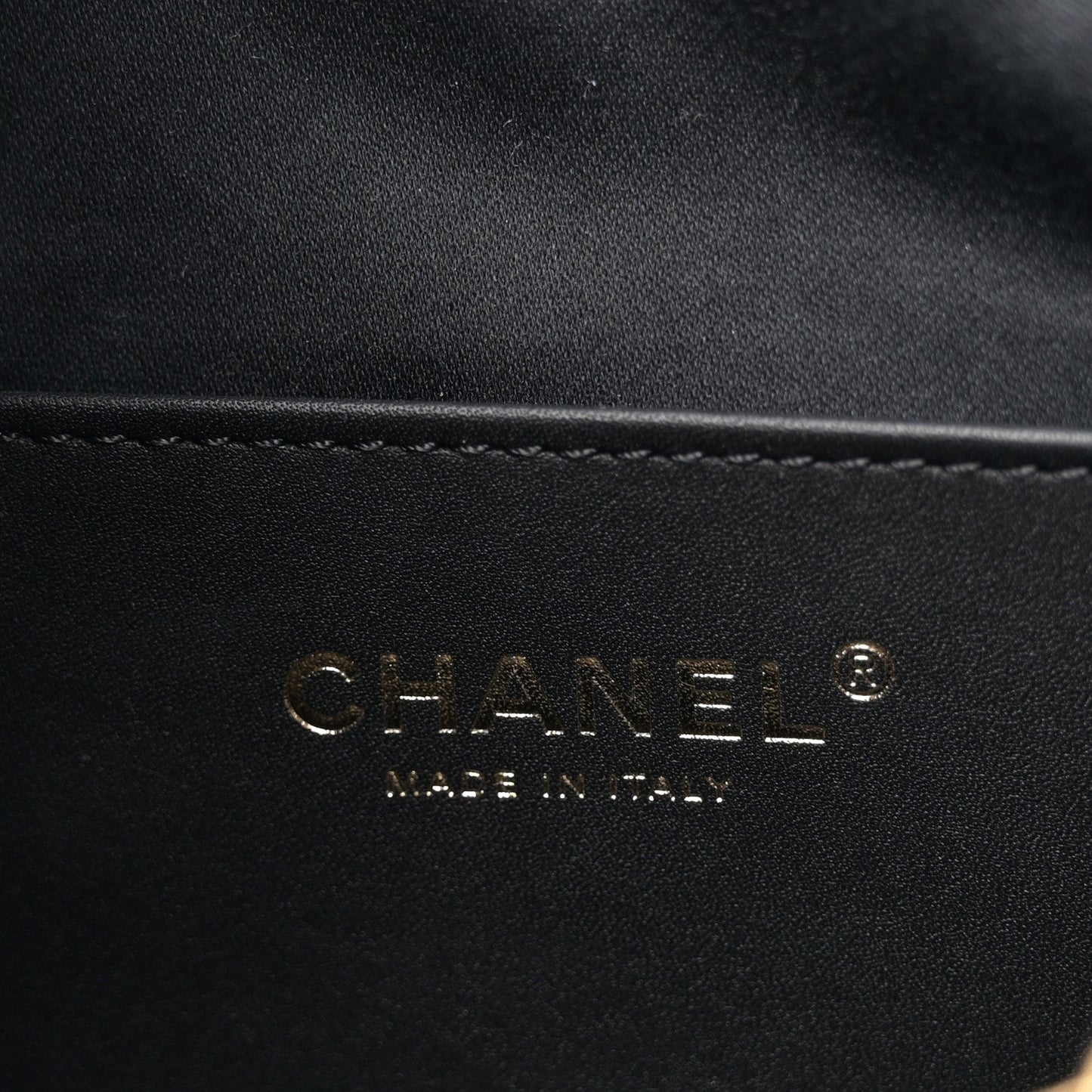 Washed Denim Quilted Mini Chanel 25 Handbag Black