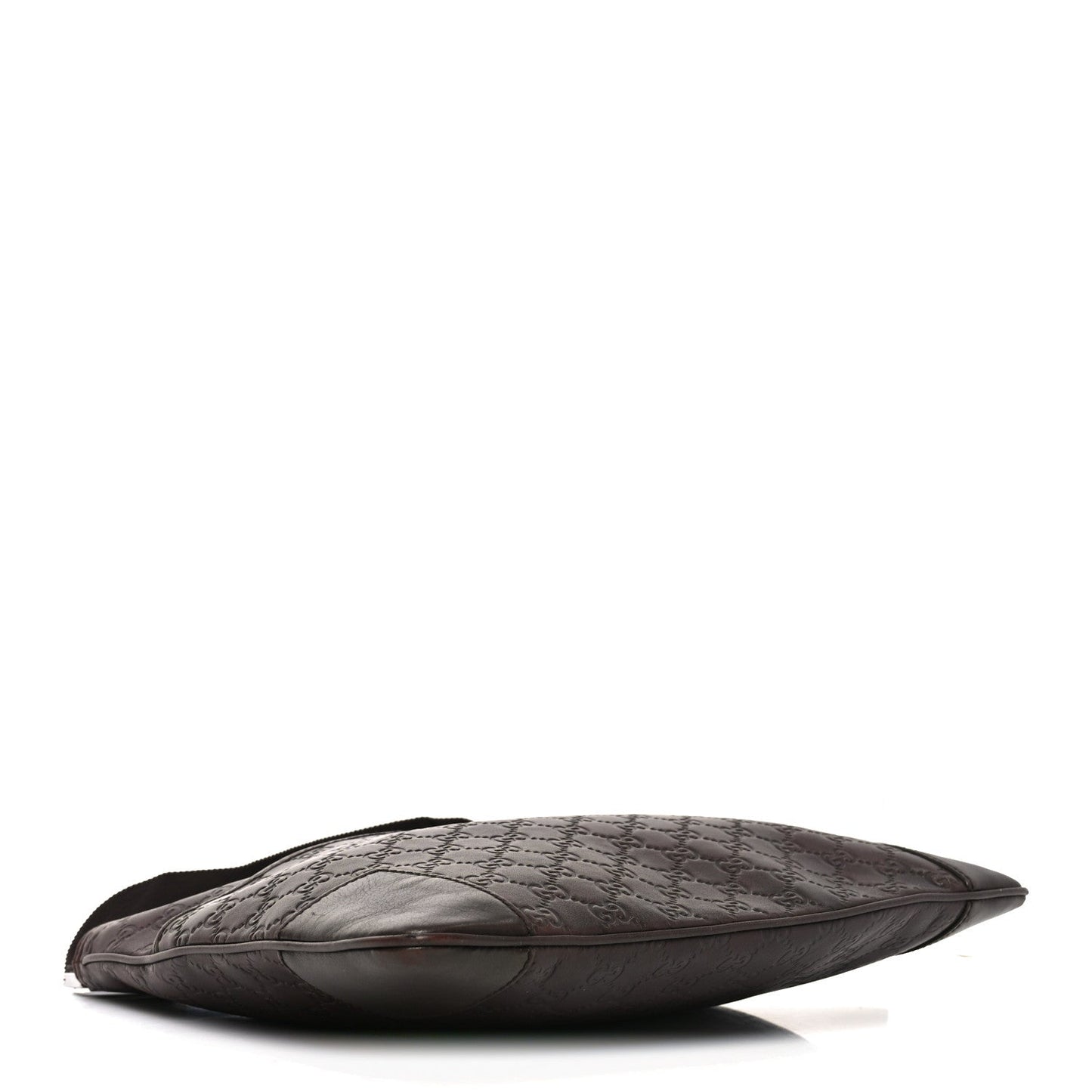 Guccissima Flat Messenger Bag Brown Dark Brown