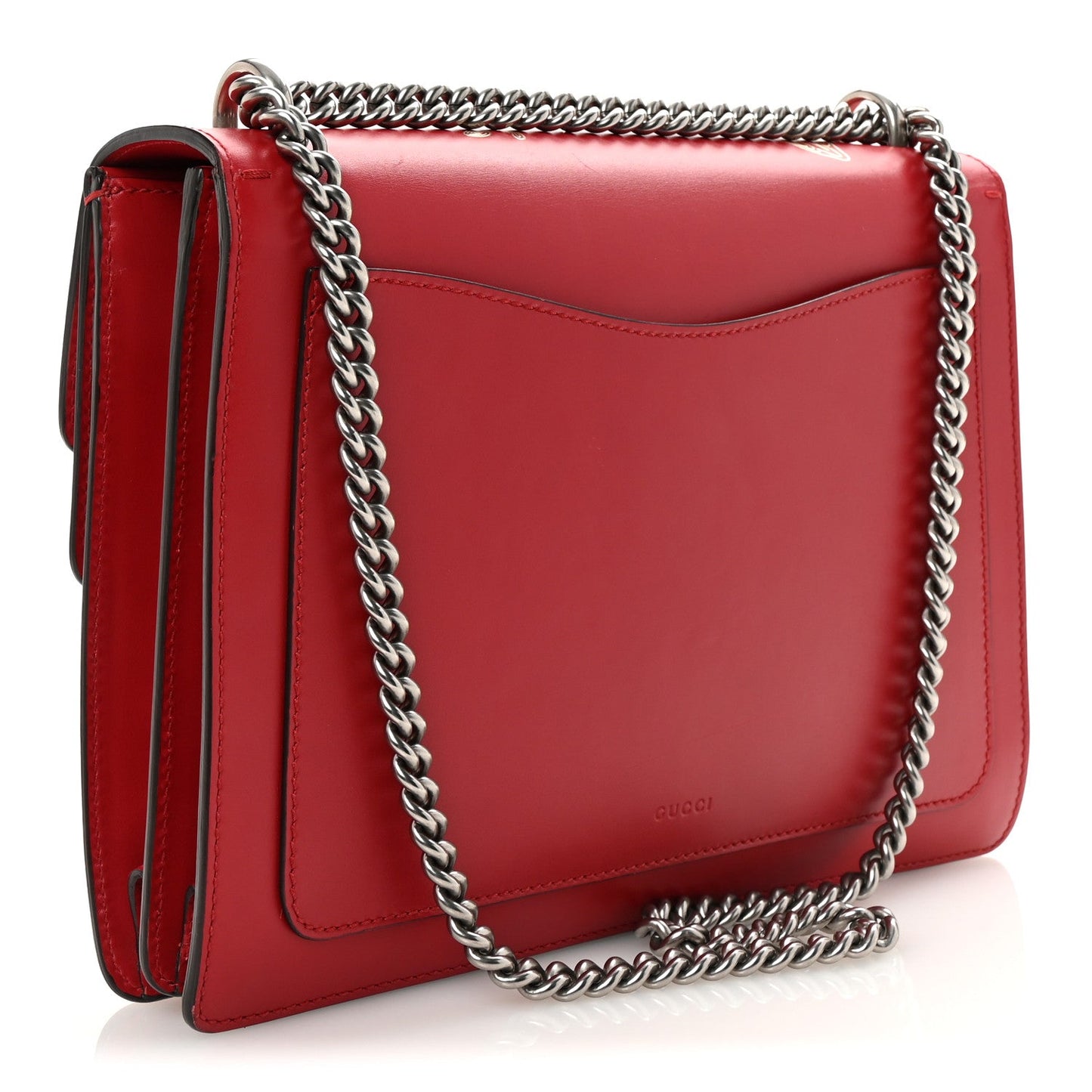 Calfskin Chinese New Year Medium Dionysus Shoulder Bag Hibiscus Red