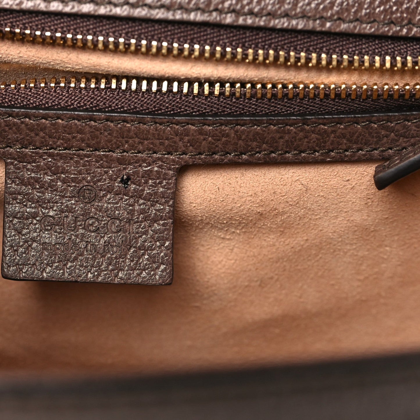 GG Supreme Monogram Web Small Ophidia Flap Messenger Bag Brown