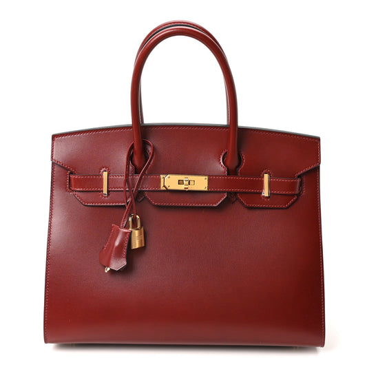 Box Birkin Sellier 30 Rouge H