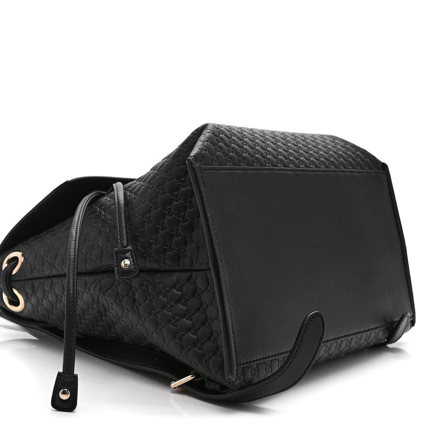 Microguccissima Drawstring Backpack Black