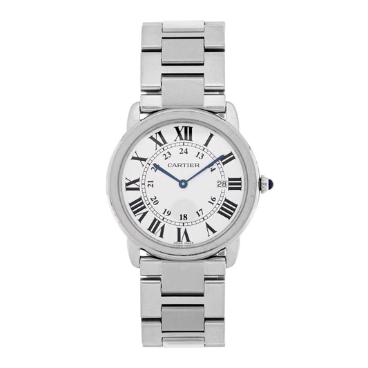 Stainless Steel 36mm Ronde Solo Quartz Watch