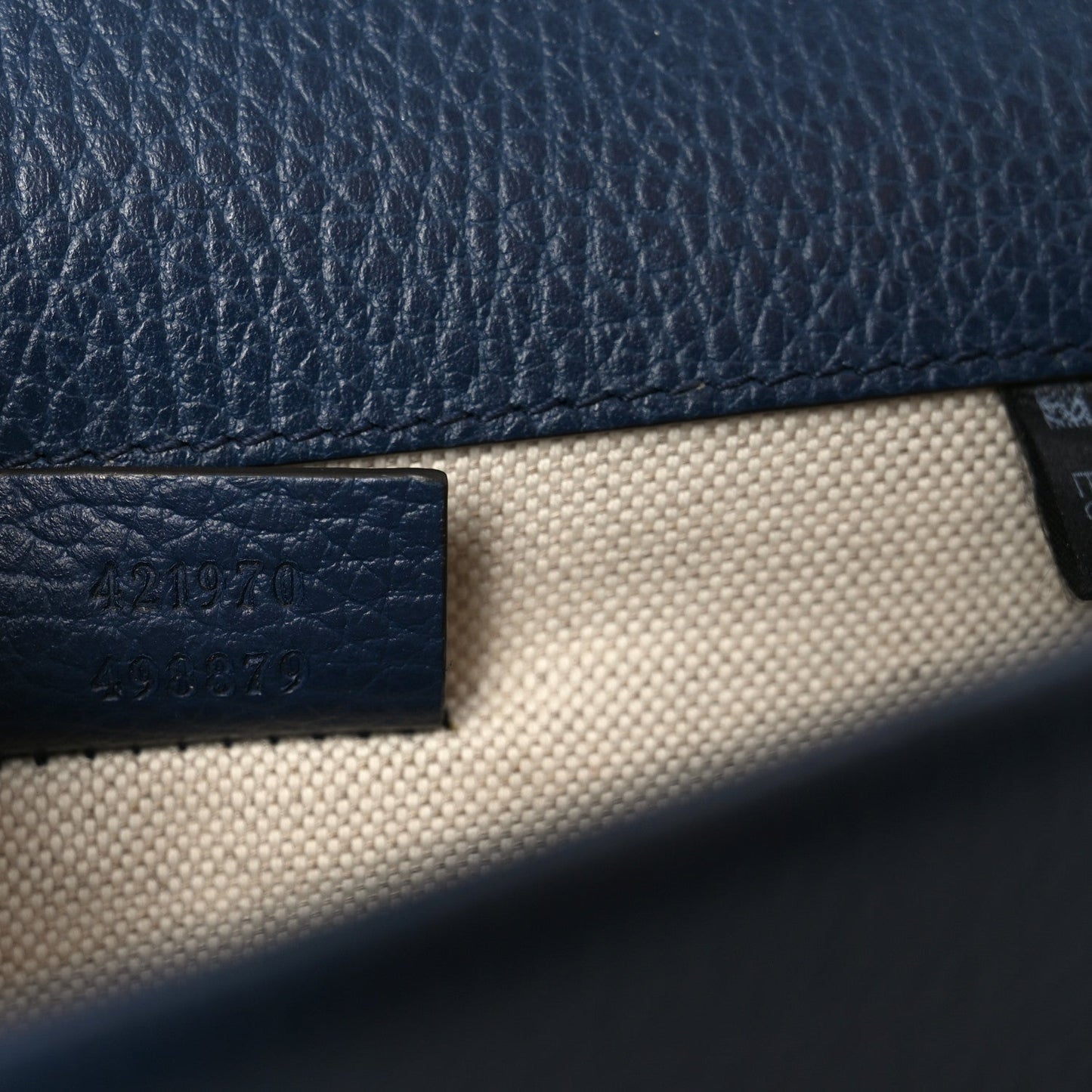 Dollar Calfskin Crystal Mini Dionysus Shoulder Bag Blue Agata Montana Sapphire
