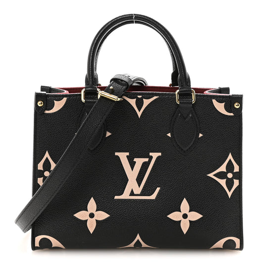 Empreinte Monogram Giant Onthego PM Black Beige