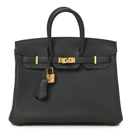 Togo Birkin 25 Vert Fonce