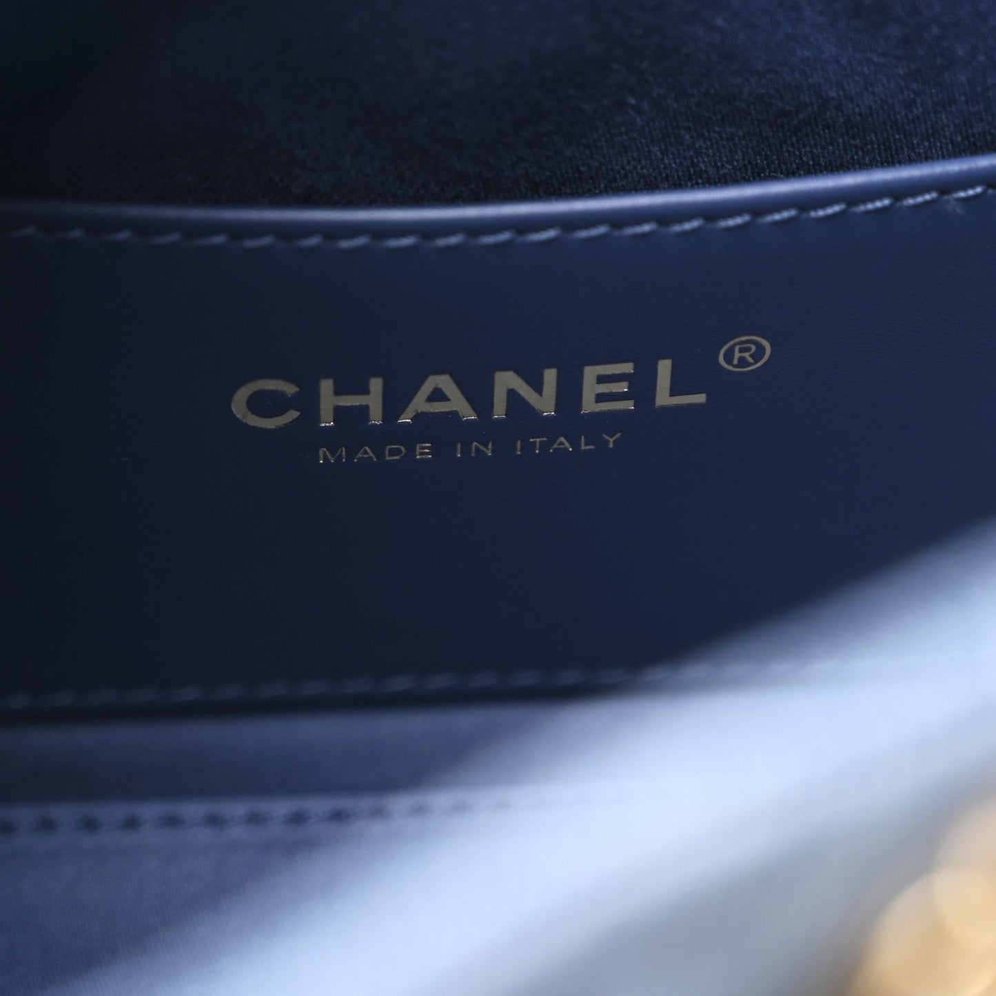 Washed Denim Quilted Mini Chanel 25 Handbag Blue