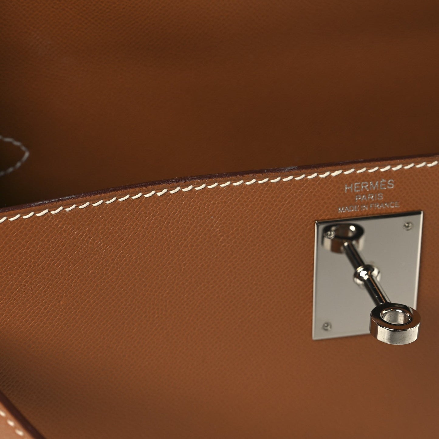 Madame Calfskin Kelly Sellier 28 Gold