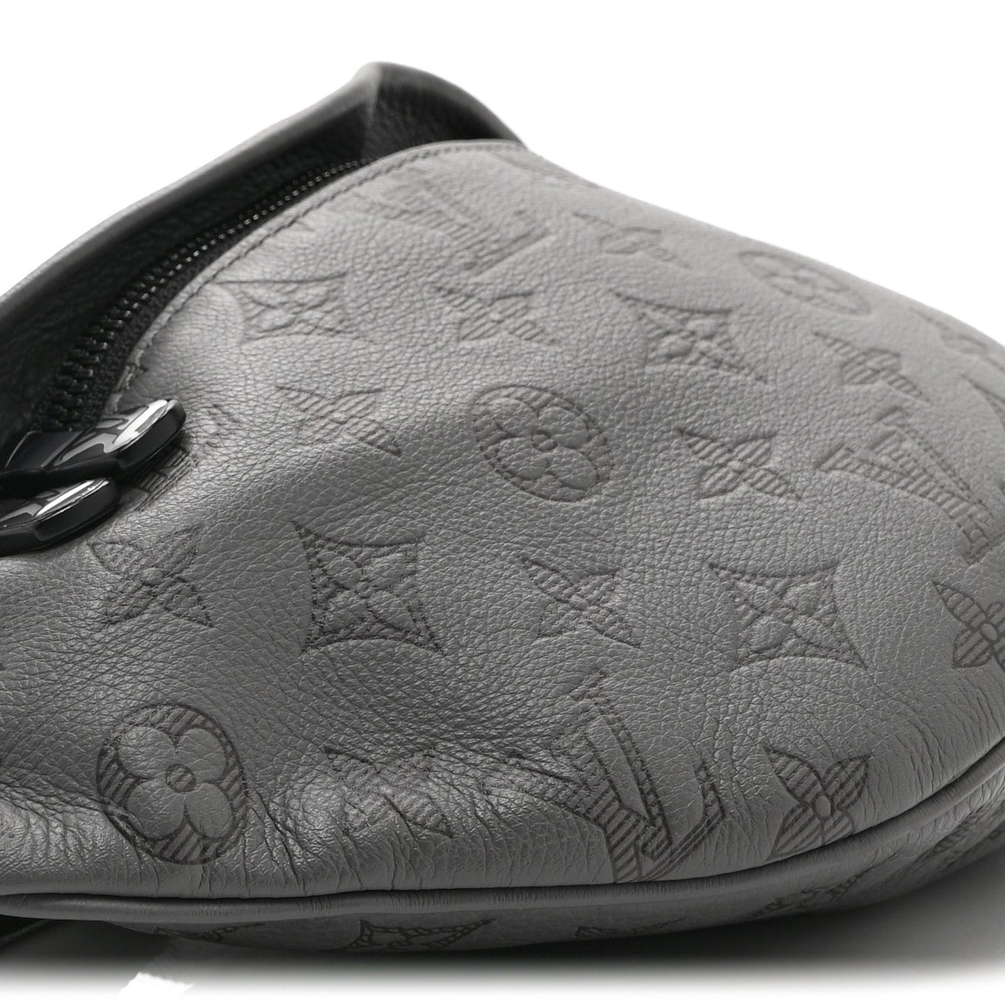 Calfskin Monogram Shadow Discovery Bumbag PM Gray