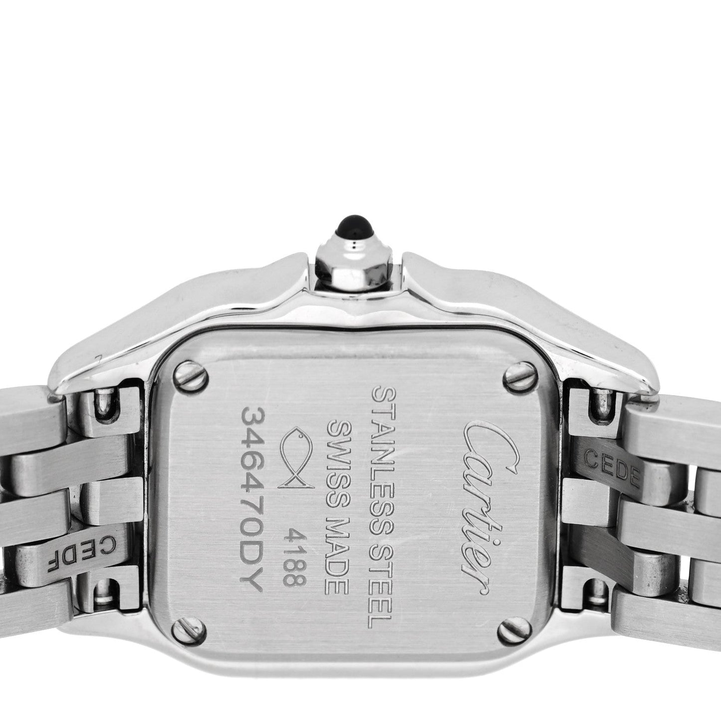 Stainless Steel 19mm Panthere Quartz Watch