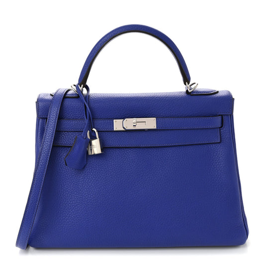 Taurillon Clemence Kelly Retourne 32 Bleu Electrique