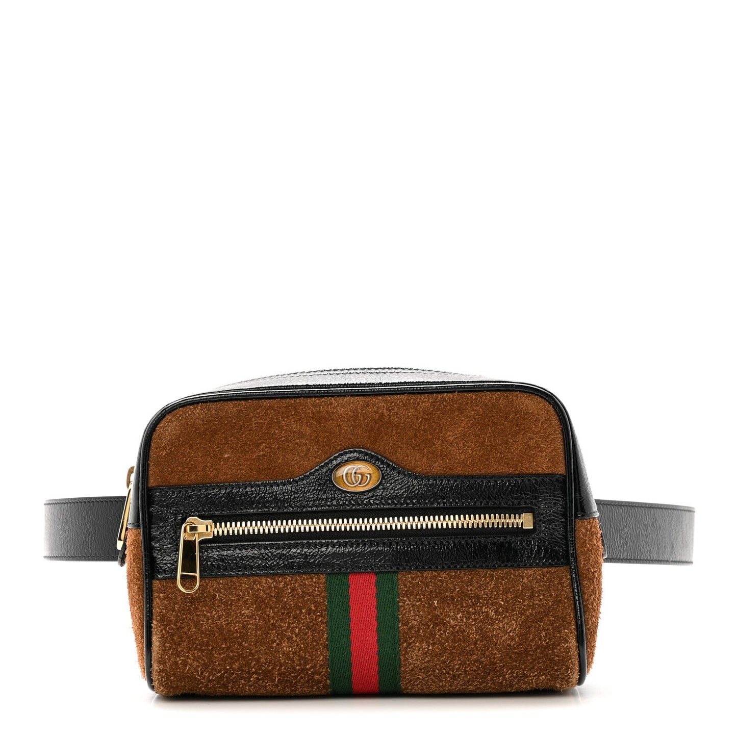 Suede Small Ophidia Belt Bag 85 34 Brown