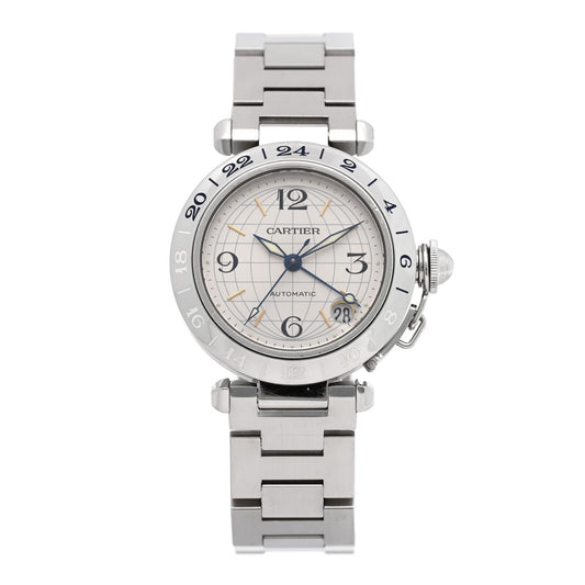 Stainless Steel 35mm Pasha GMT Automatic Watch
