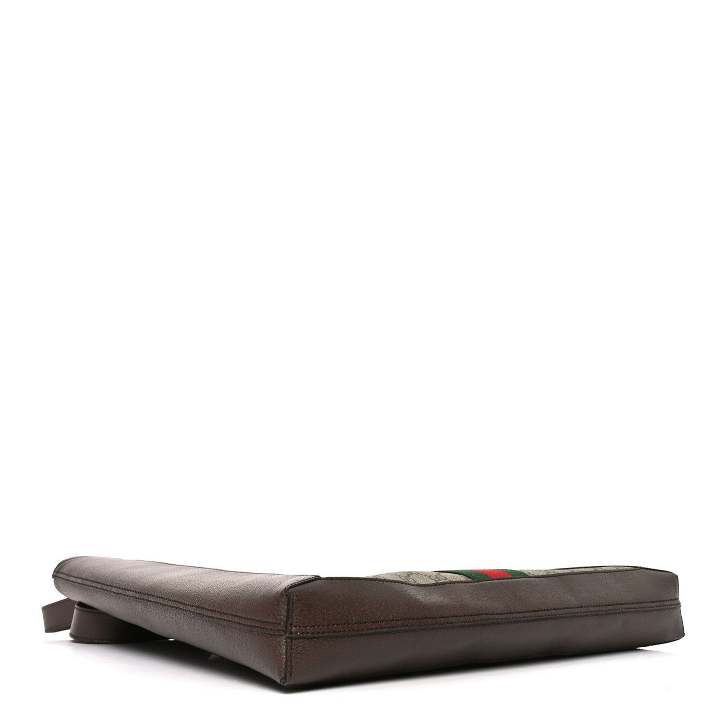 GG Supreme Monogram Web Large Ophidia Vertical Shopping Tote Brown