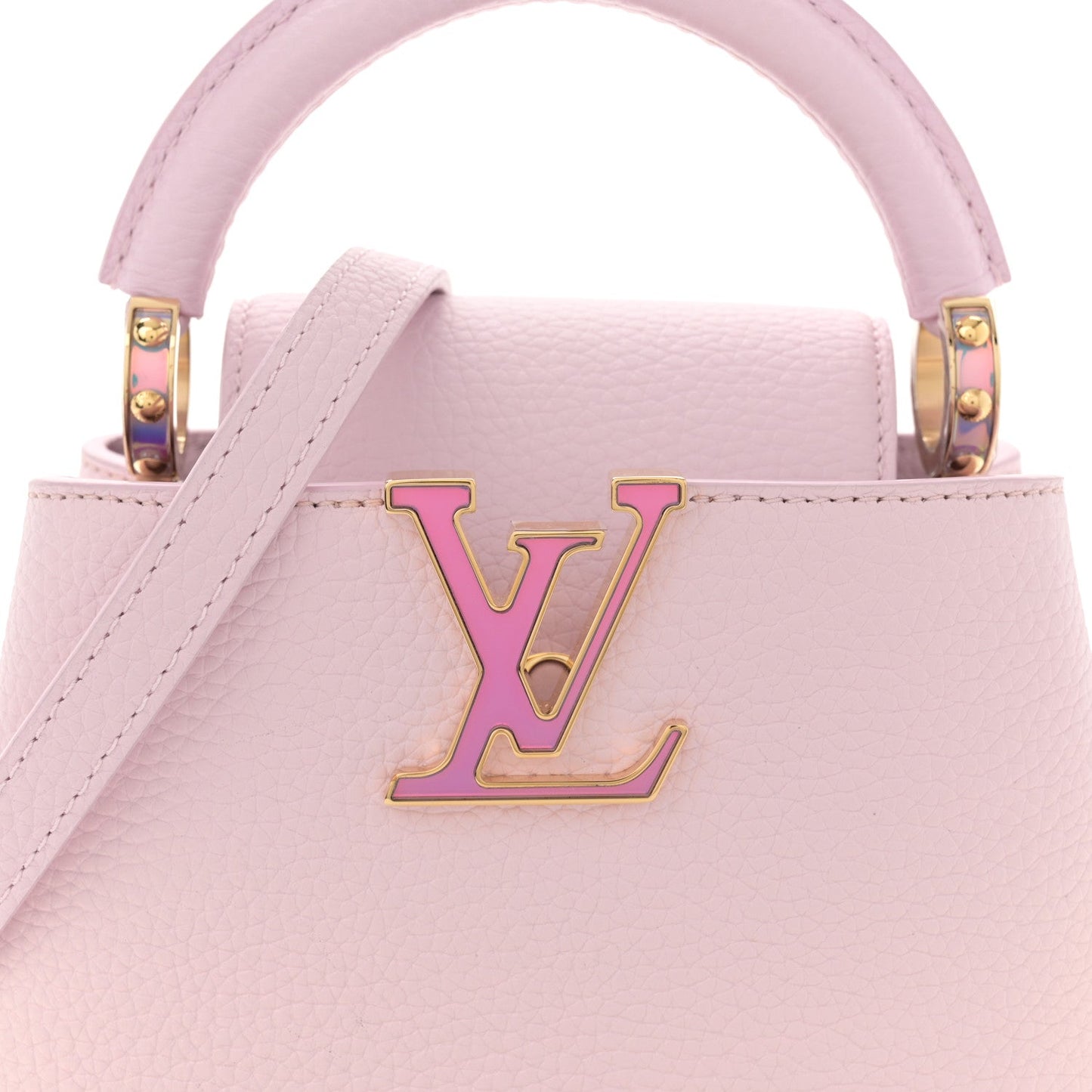 Taurillon LV Ski Capucines Mini Pearly Lilac