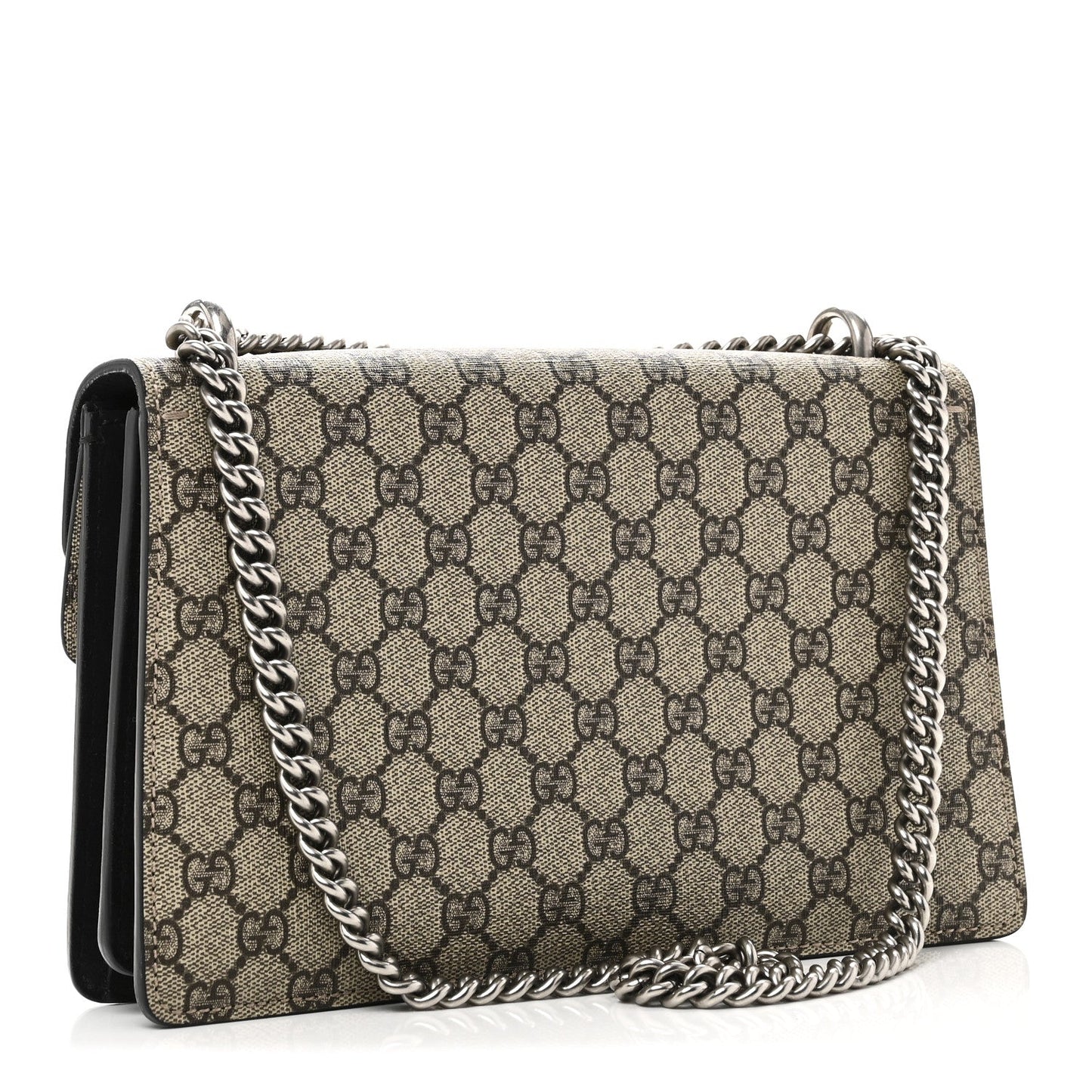 GG Supreme Monogram Small Dionysus Shoulder Bag Black