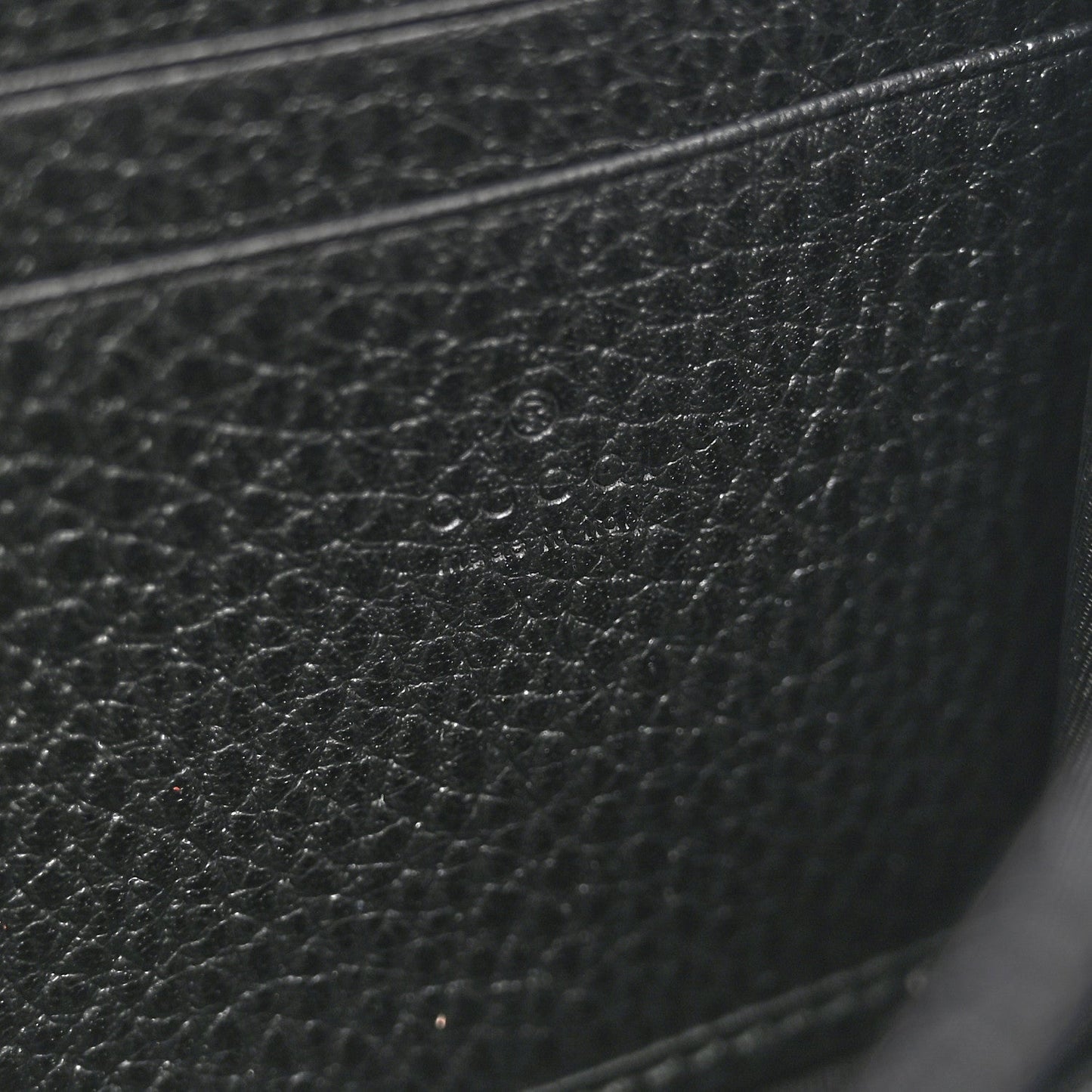 Calfskin Mini Dionysus Chain Wallet Black