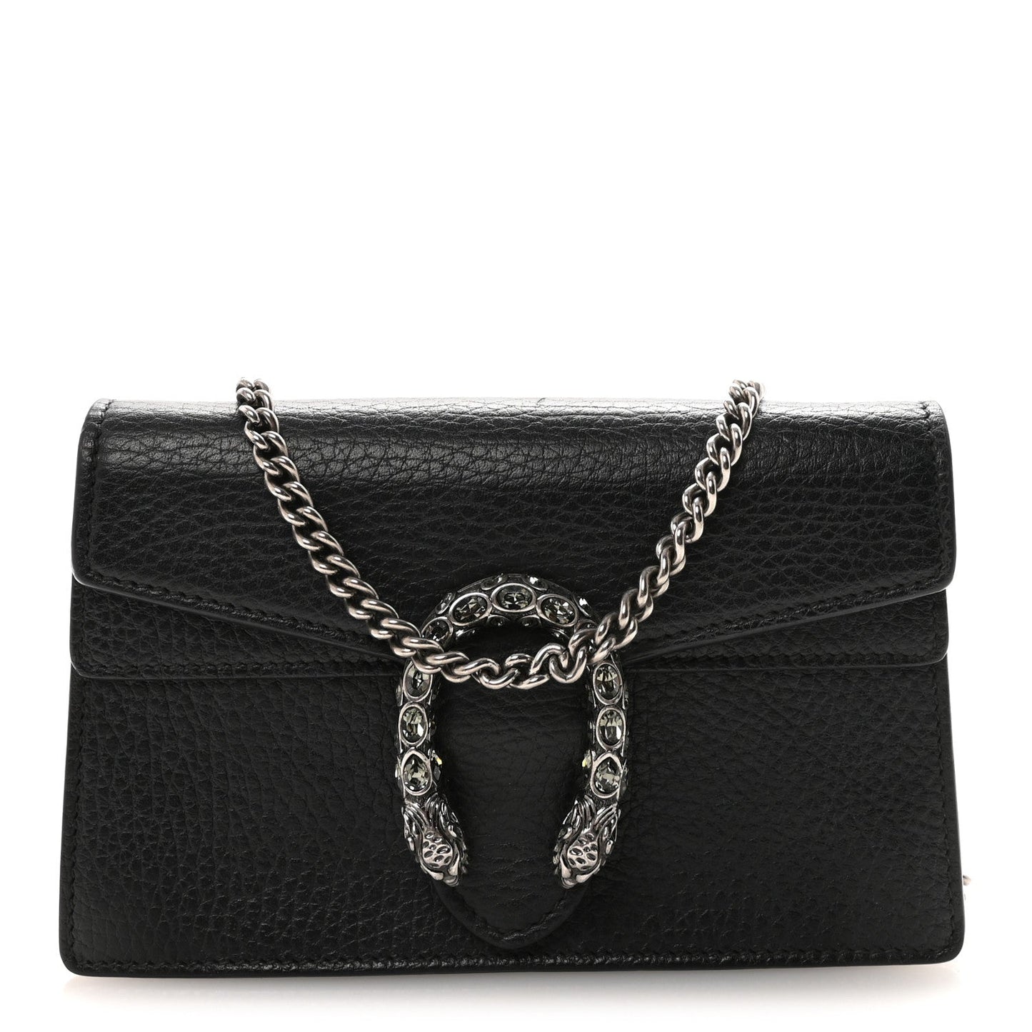 Calfskin Super Mini Dionysus Shoulder Bag Black