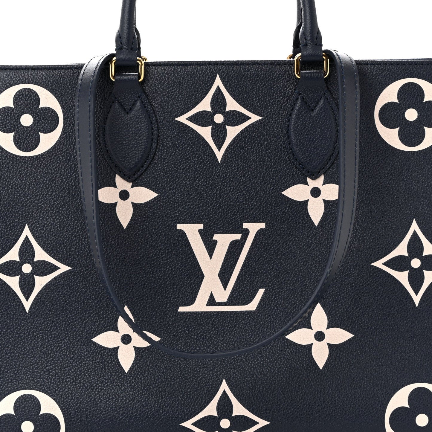 Empreinte Monogram Giant Onthego MM Navy Creme
