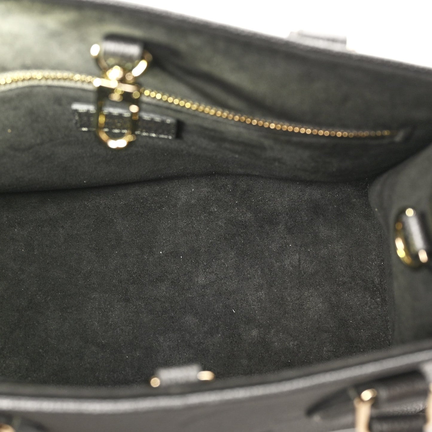 Metallic Empreinte Monogram Giant Onthego PM Gun Metal