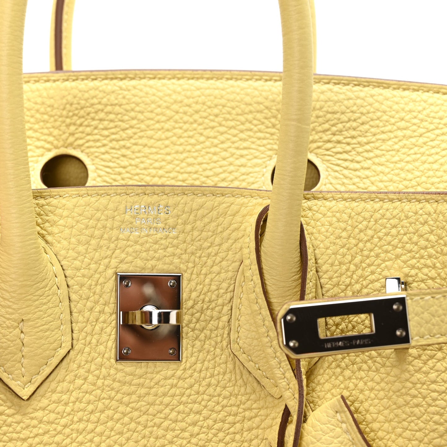 Togo Birkin 25 Jaune Poussin
