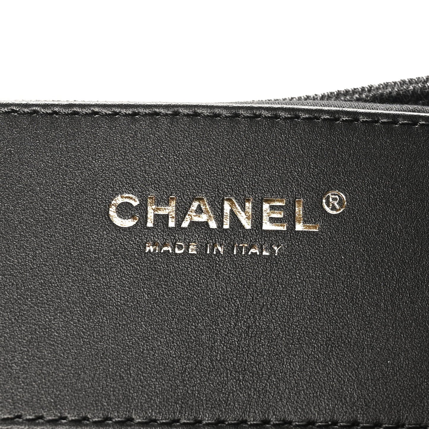 Washed Denim Quilted Small Chanel 25 Handbag Black