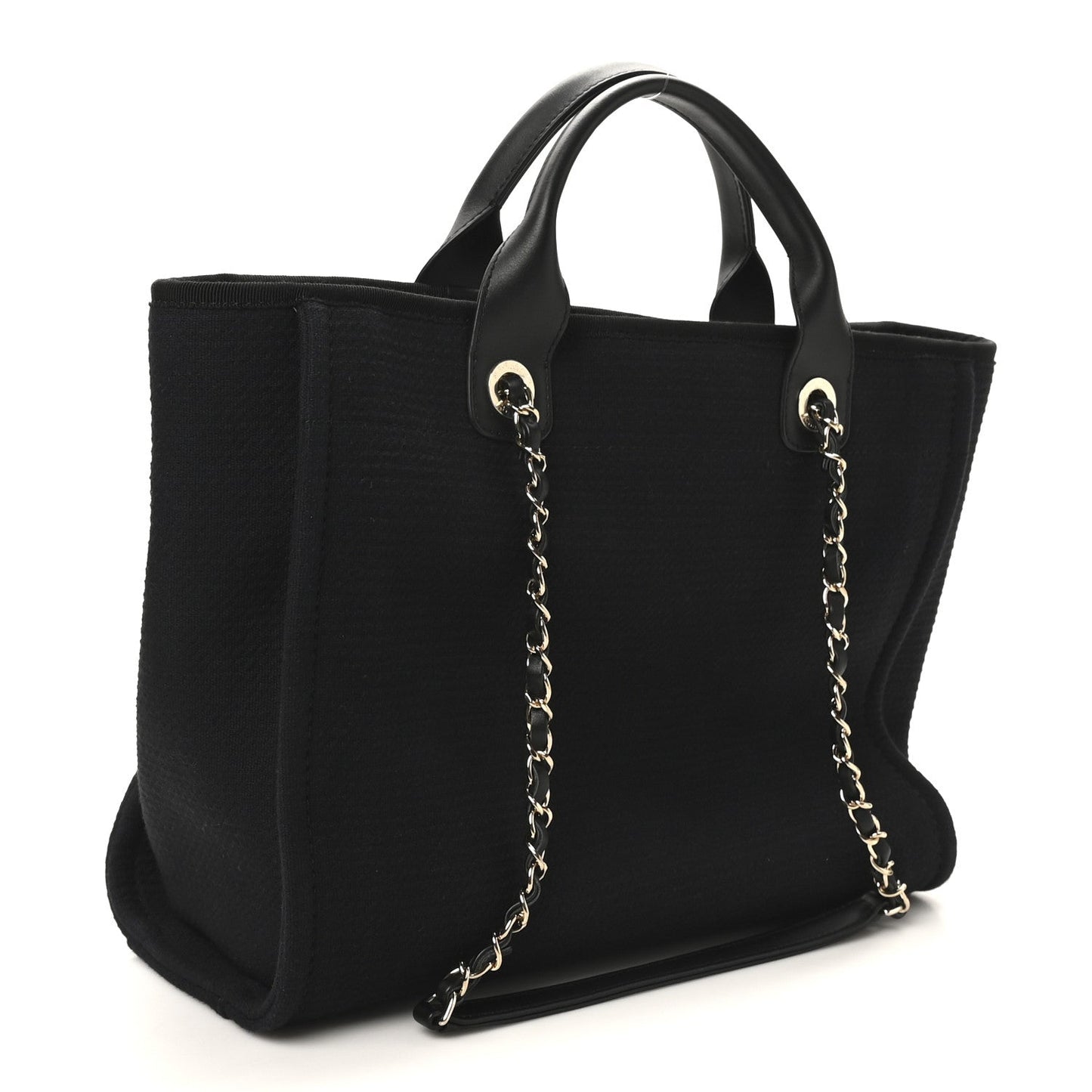 Mixed Fibers Small Deauville Tote Black