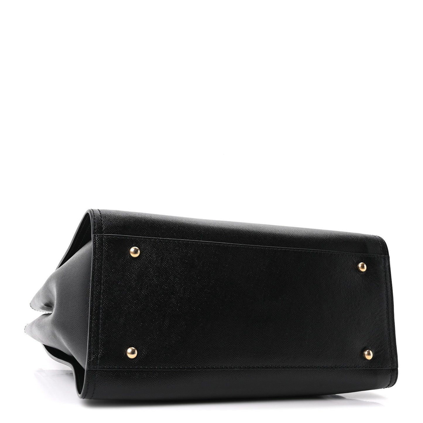 Caviar Small Studded Deauville Tote Black