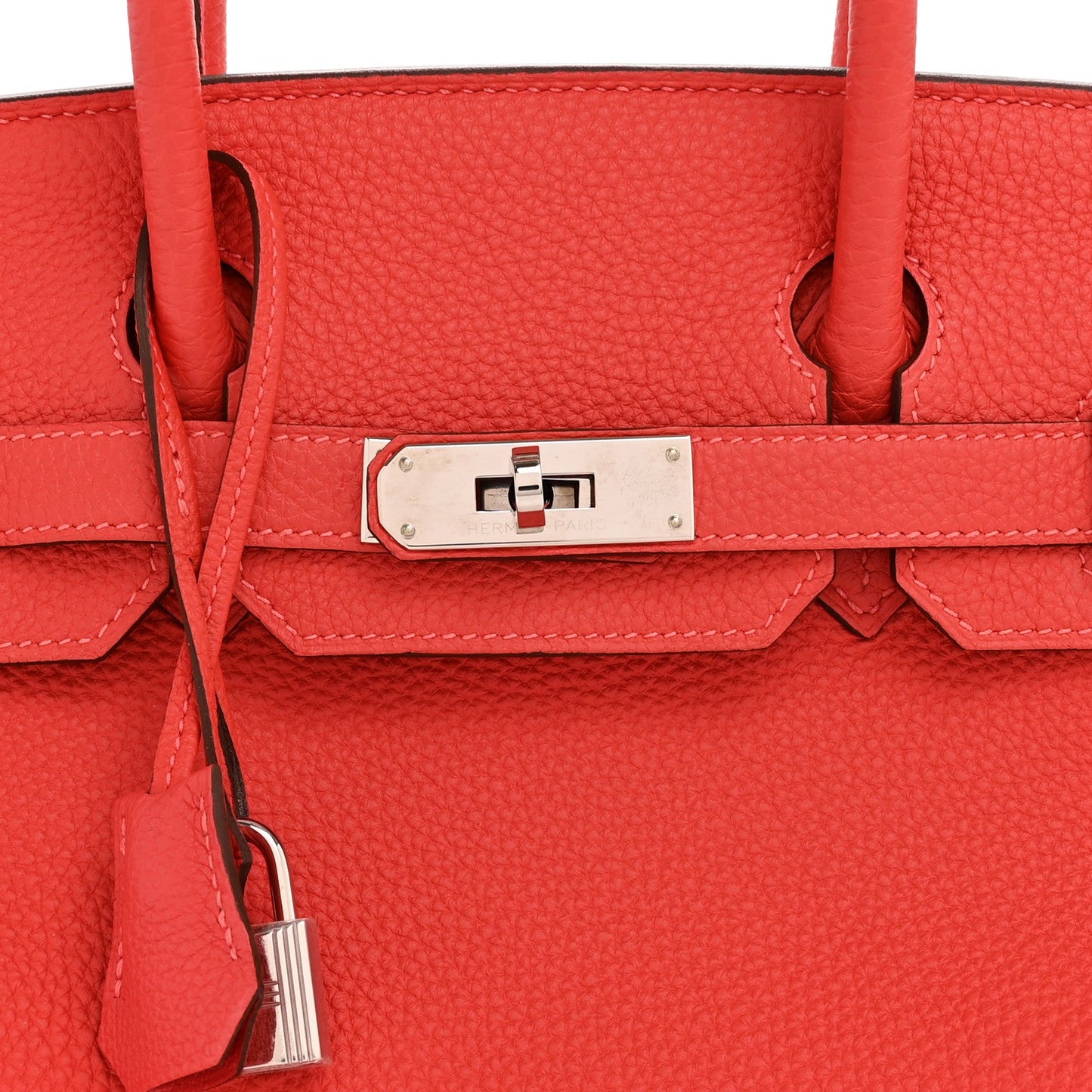 Togo Birkin 30 Rouge Pivoine