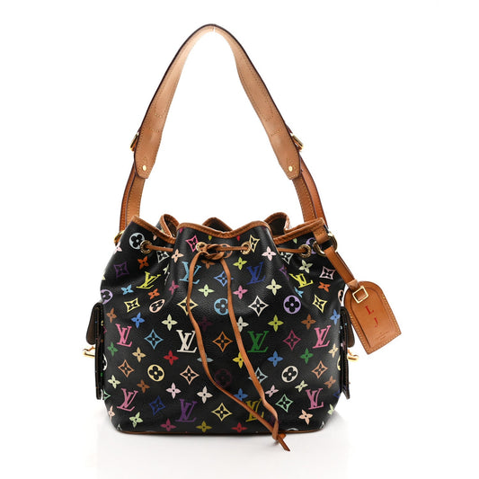 Monogram Multicolor Petit Noe Black