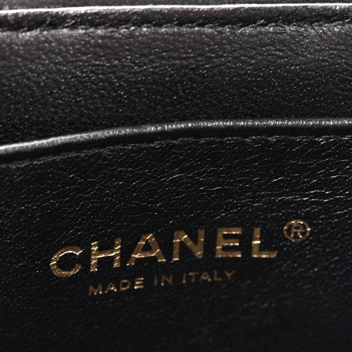 Lambskin Quilted Trendy Vanity Case Black