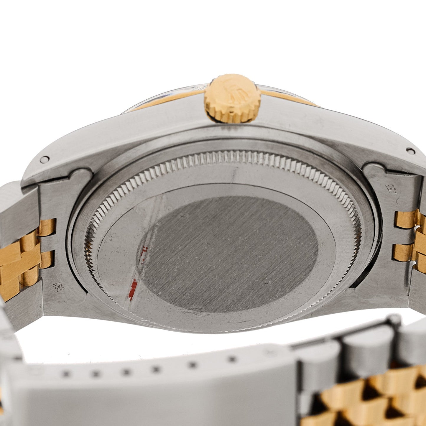 Stainless Steel 18K Yellow Gold 36mm Oyster Perpetual Datejust Watch Black 16233