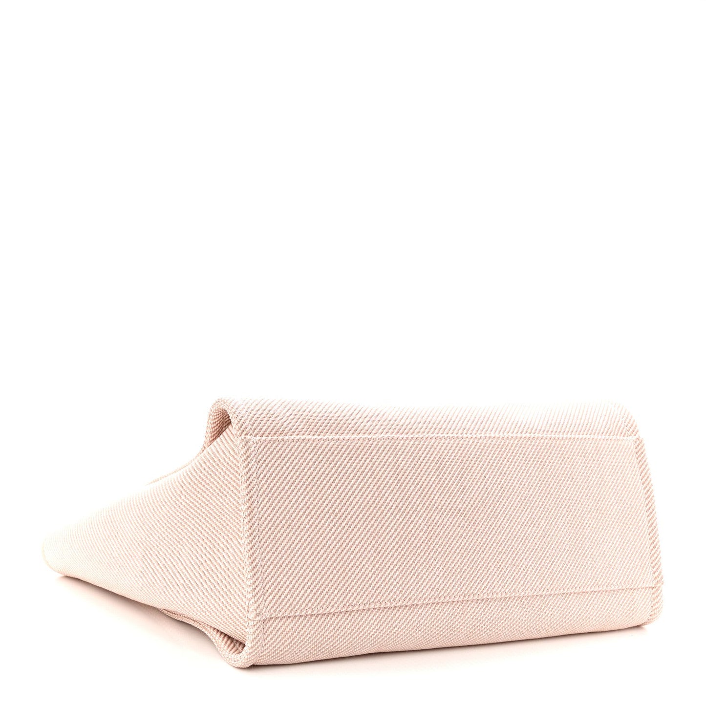 Mixed Fibers Calfskin Medium Deauville Tote Beige