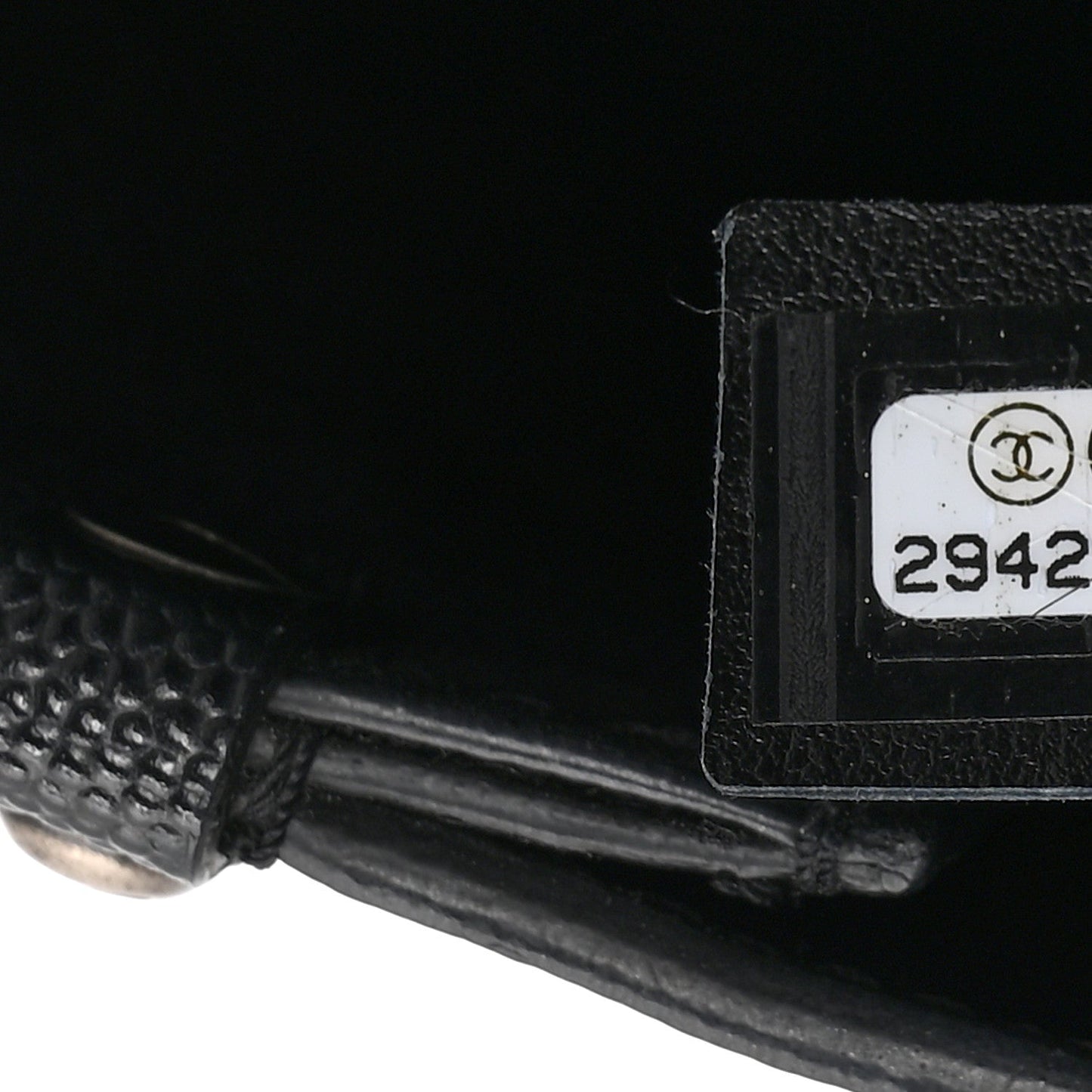 Caviar Small Studded Deauville Tote Black