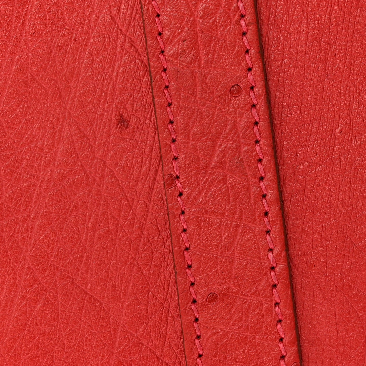 Ostrich Birkin 30 Rouge Vif