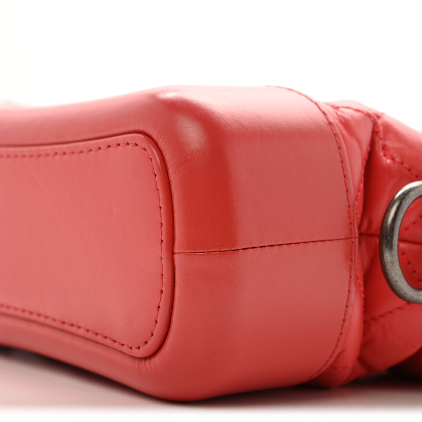 Aged Calfskin Quilted Small Gabrielle Hobo Pink