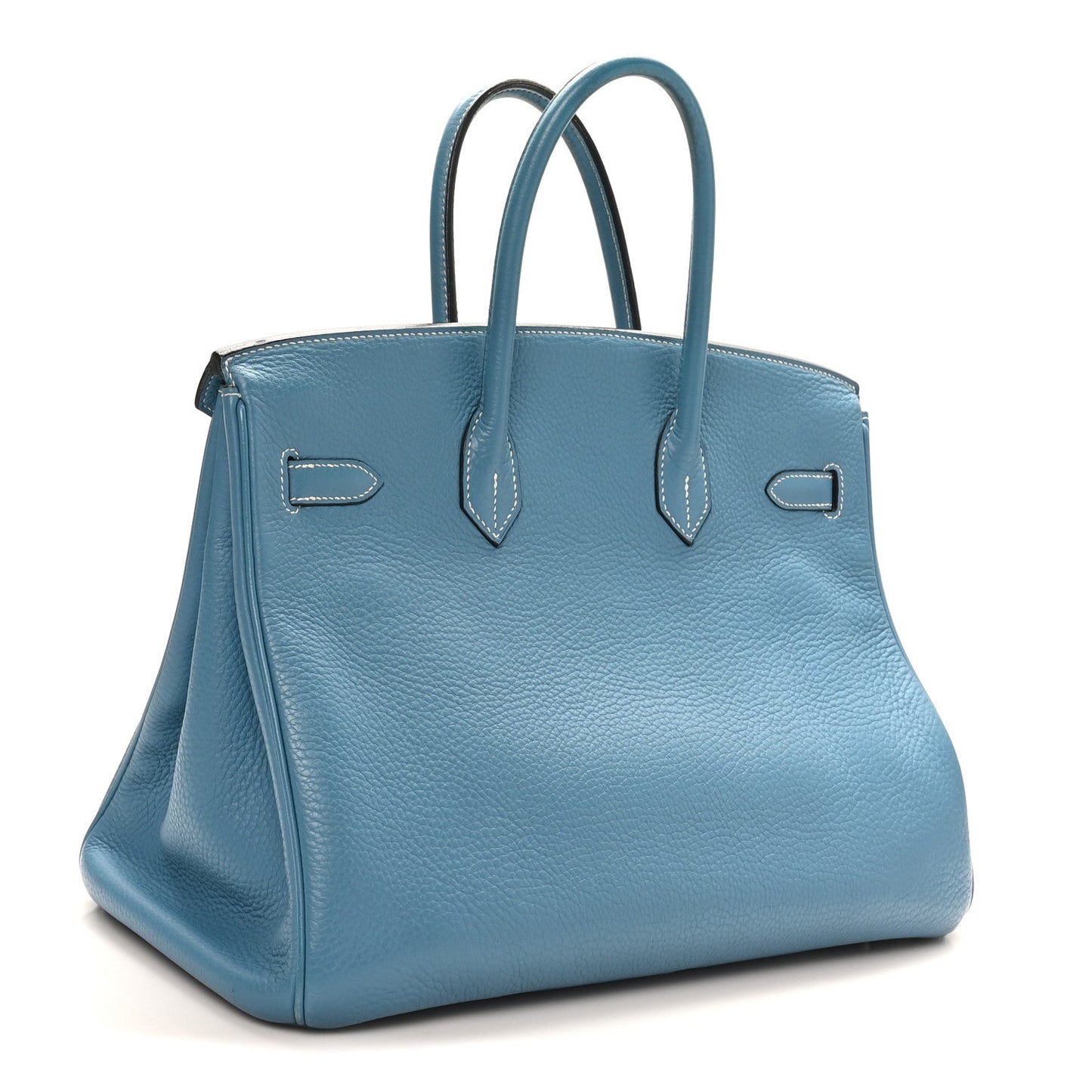 Taurillon Clemence Birkin 35 Blue Jean