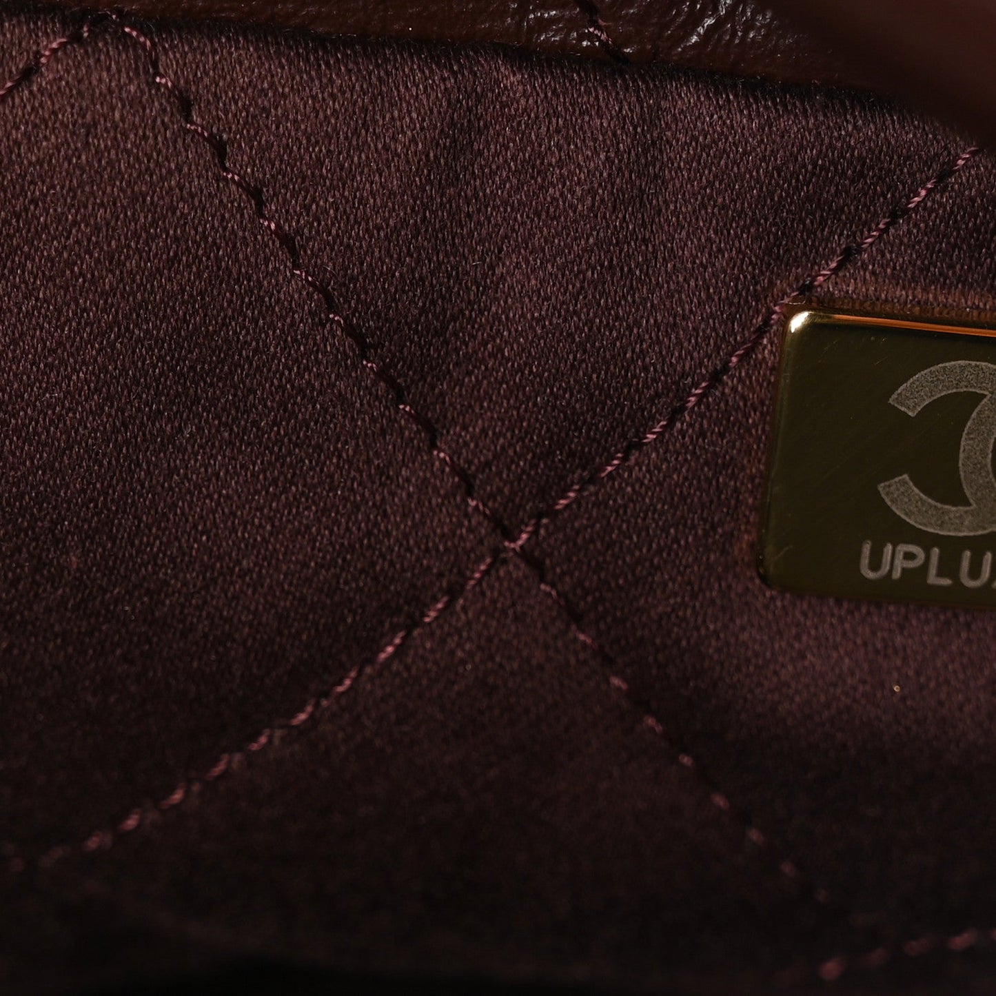 Shiny Calfskin Quilted Small Chanel 22 Dark Brown