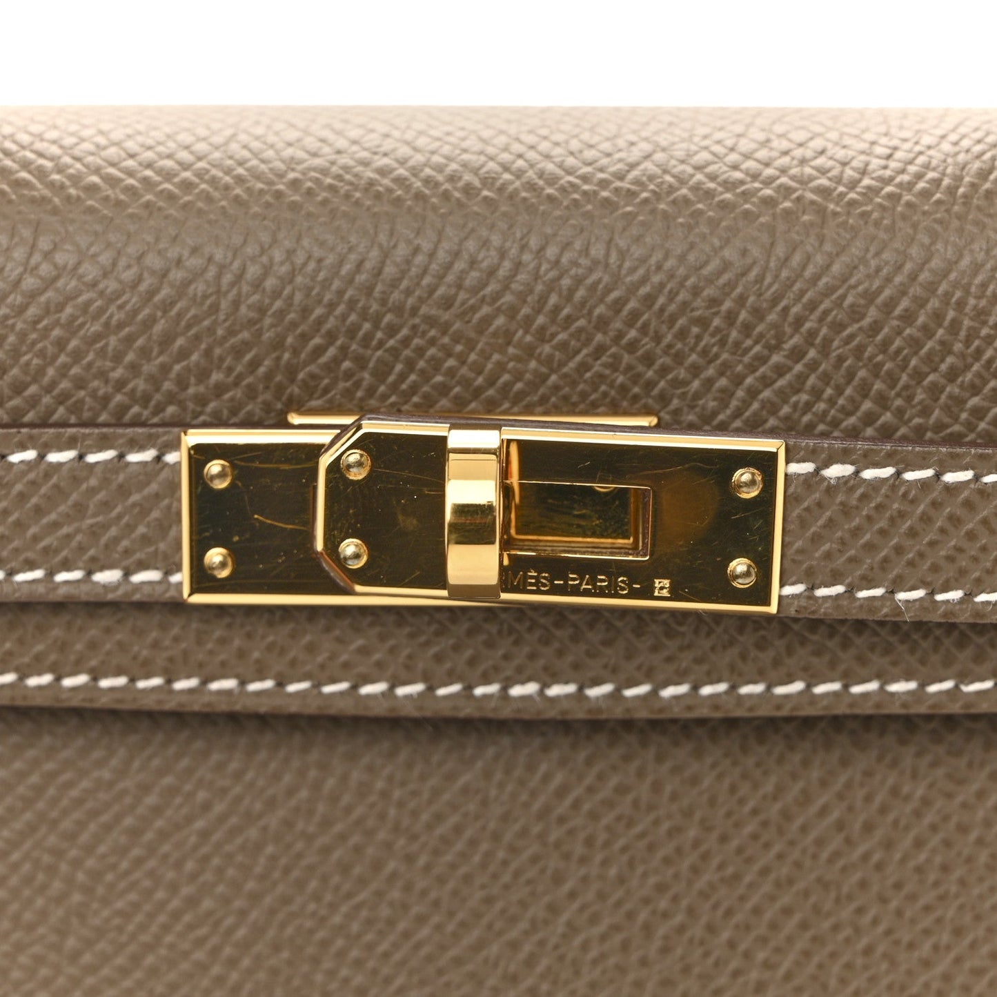 Epsom Mini Kelly Sellier 20 Etoupe