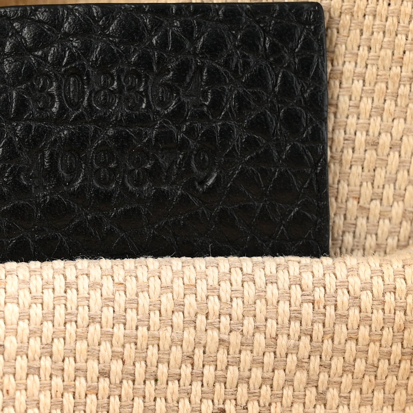 Pebbled Calfskin Small Soho Disco Bag Black