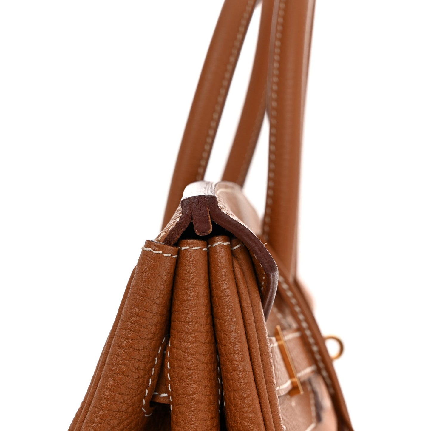 Taurillon Clemence Birkin 35 Gold