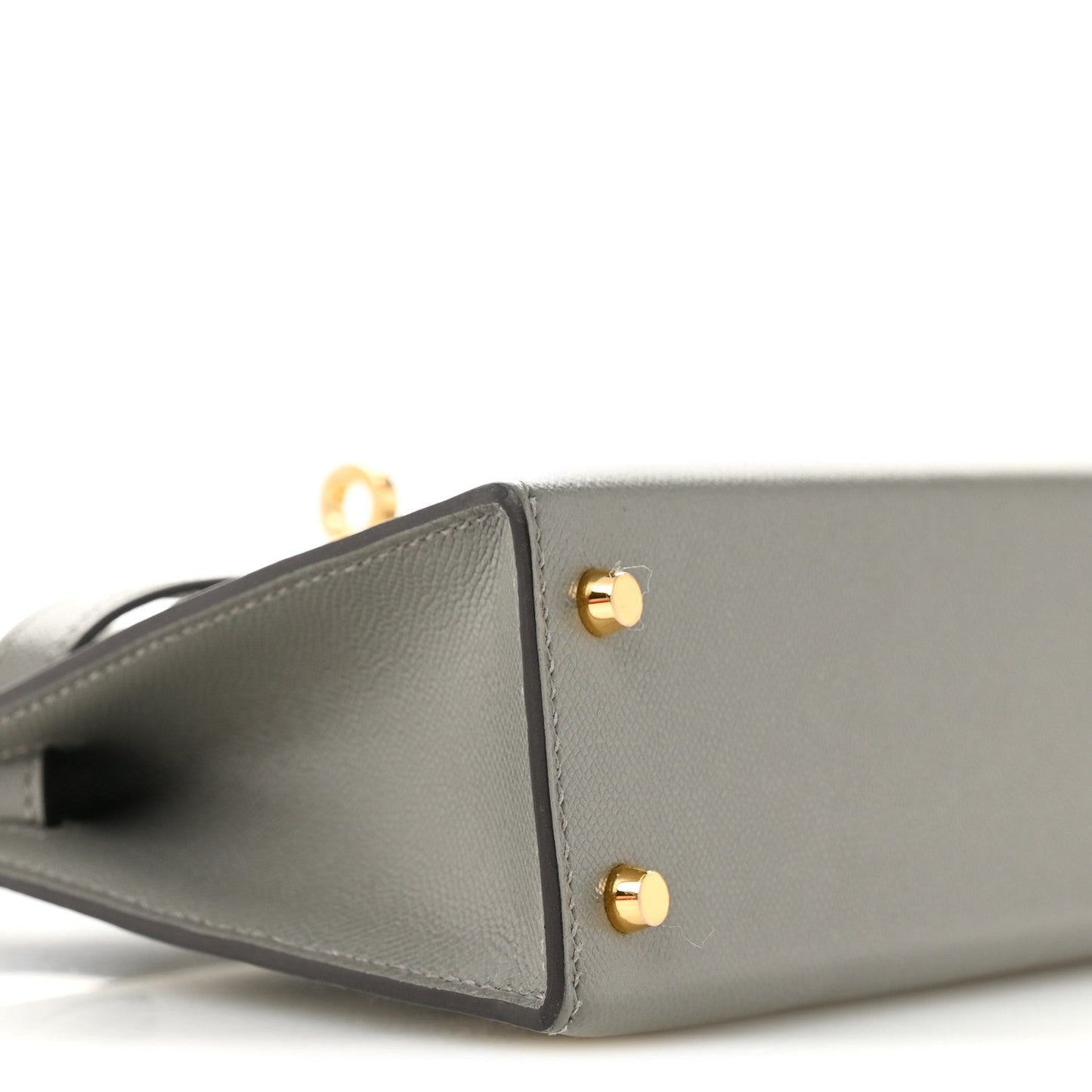 Madame Calfskin Mini Kelly Sellier 20 Gris Meyer