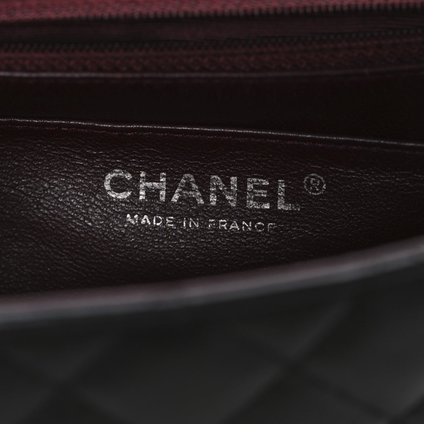 Lambskin Quilted Mini Square Flap Black