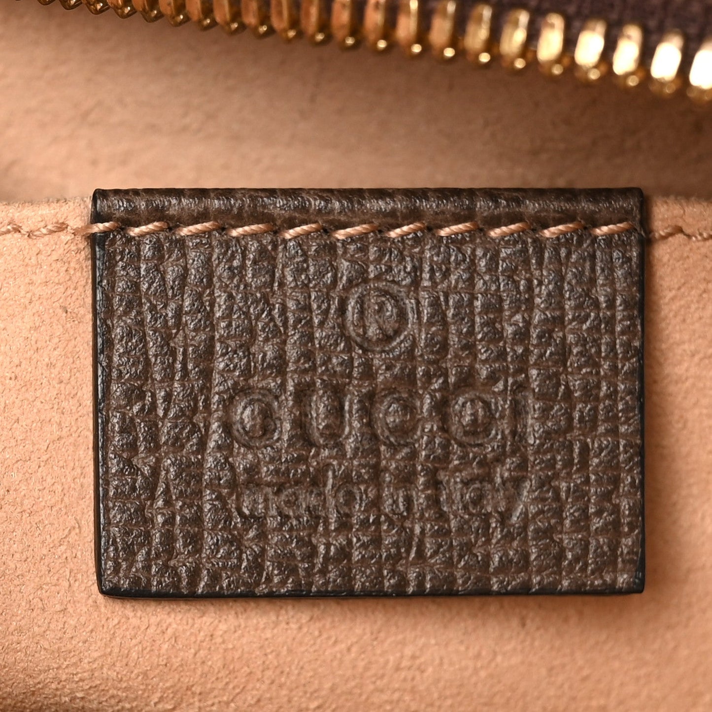 GG Supreme Monogram Web Small Ophidia Belt Bag 85 34 Dark Brown