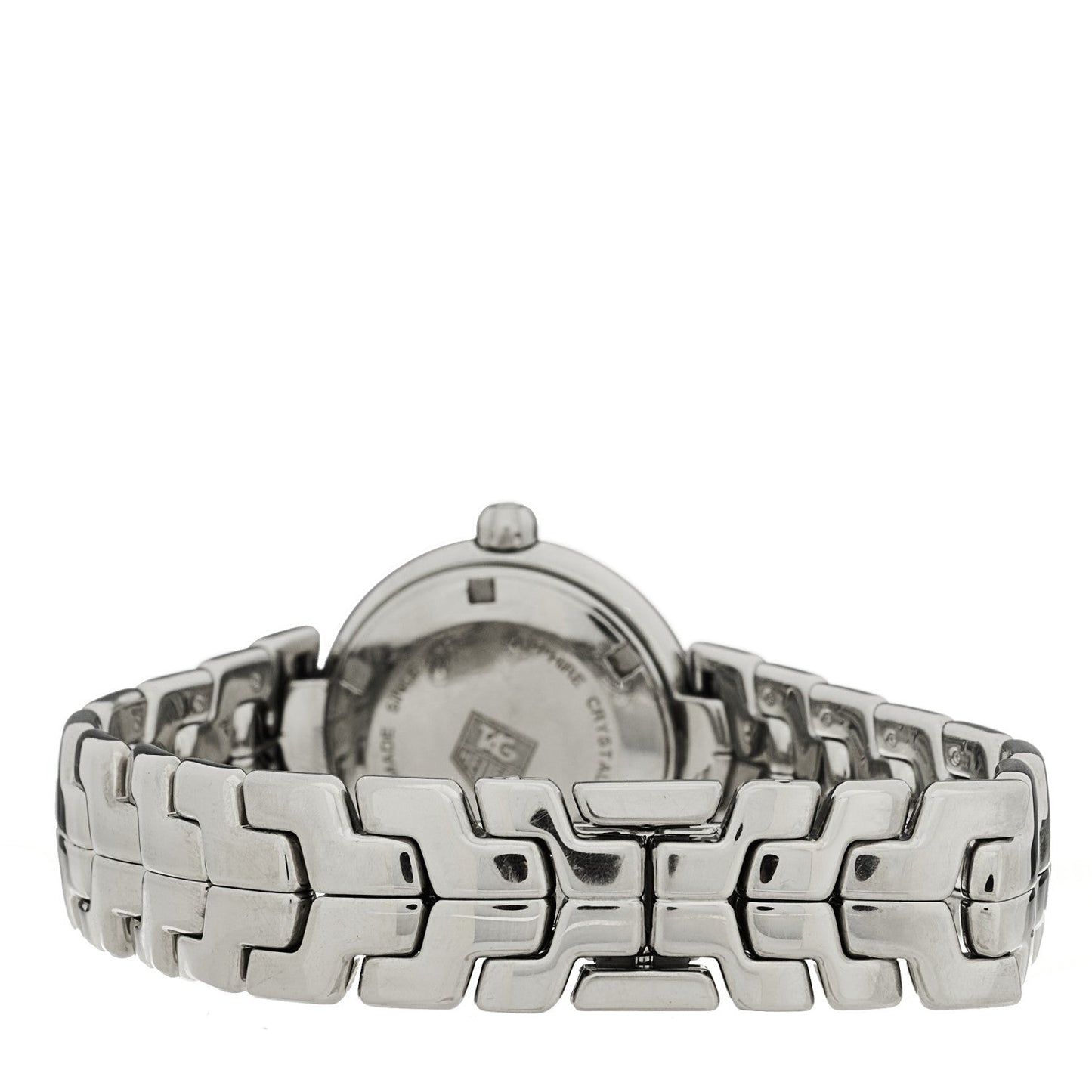 Stainless Steel Diamond 29mm Link Lady Quartz Watch Silver WAT1411