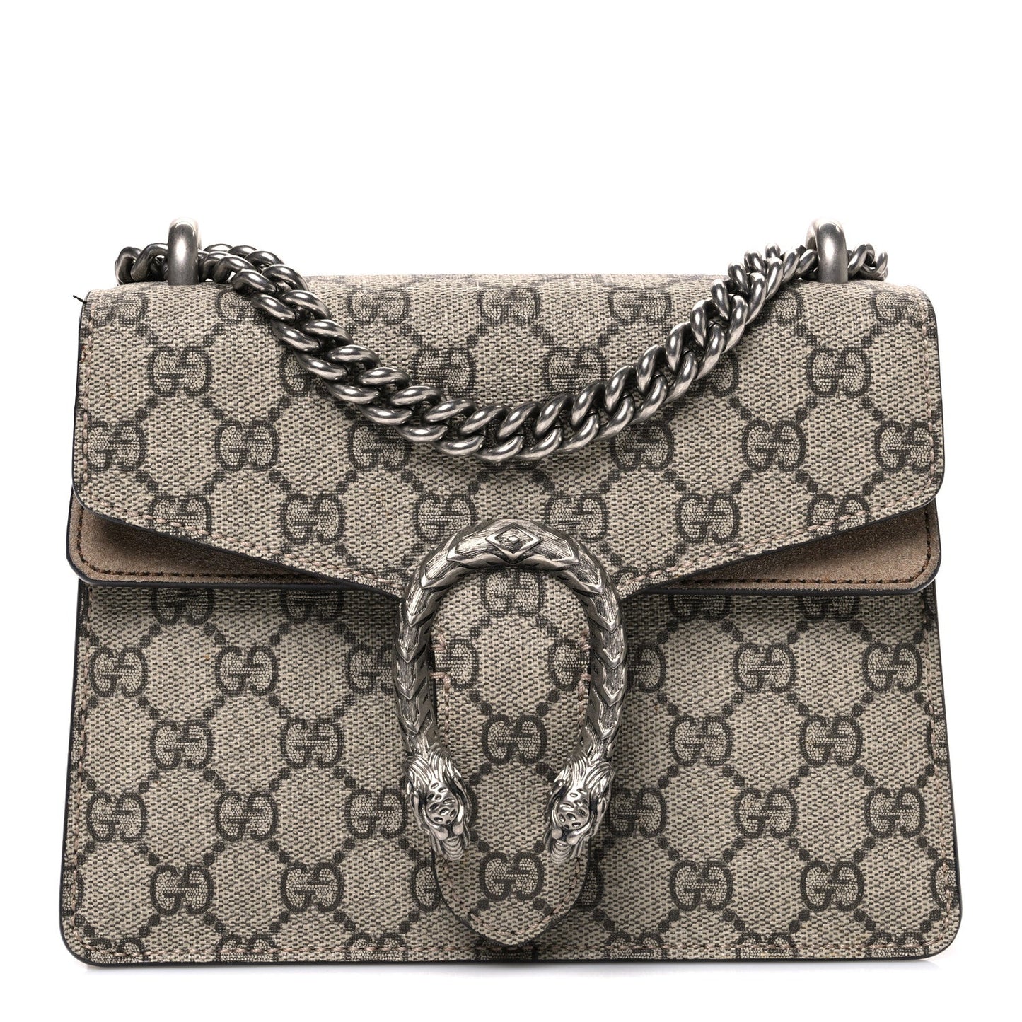 GG Supreme Monogram Mini Dionysus Shoulder Bag Taupe