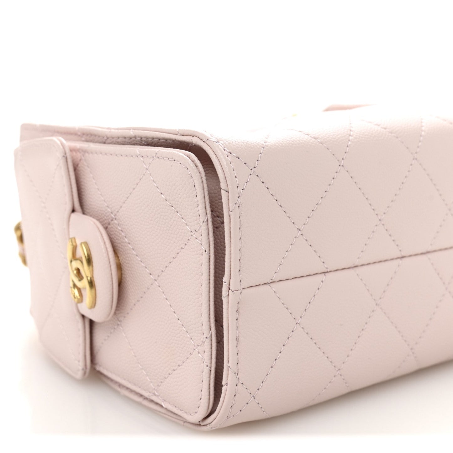 Caviar Quilted Mini Chanel 25 Handbag Light Pink