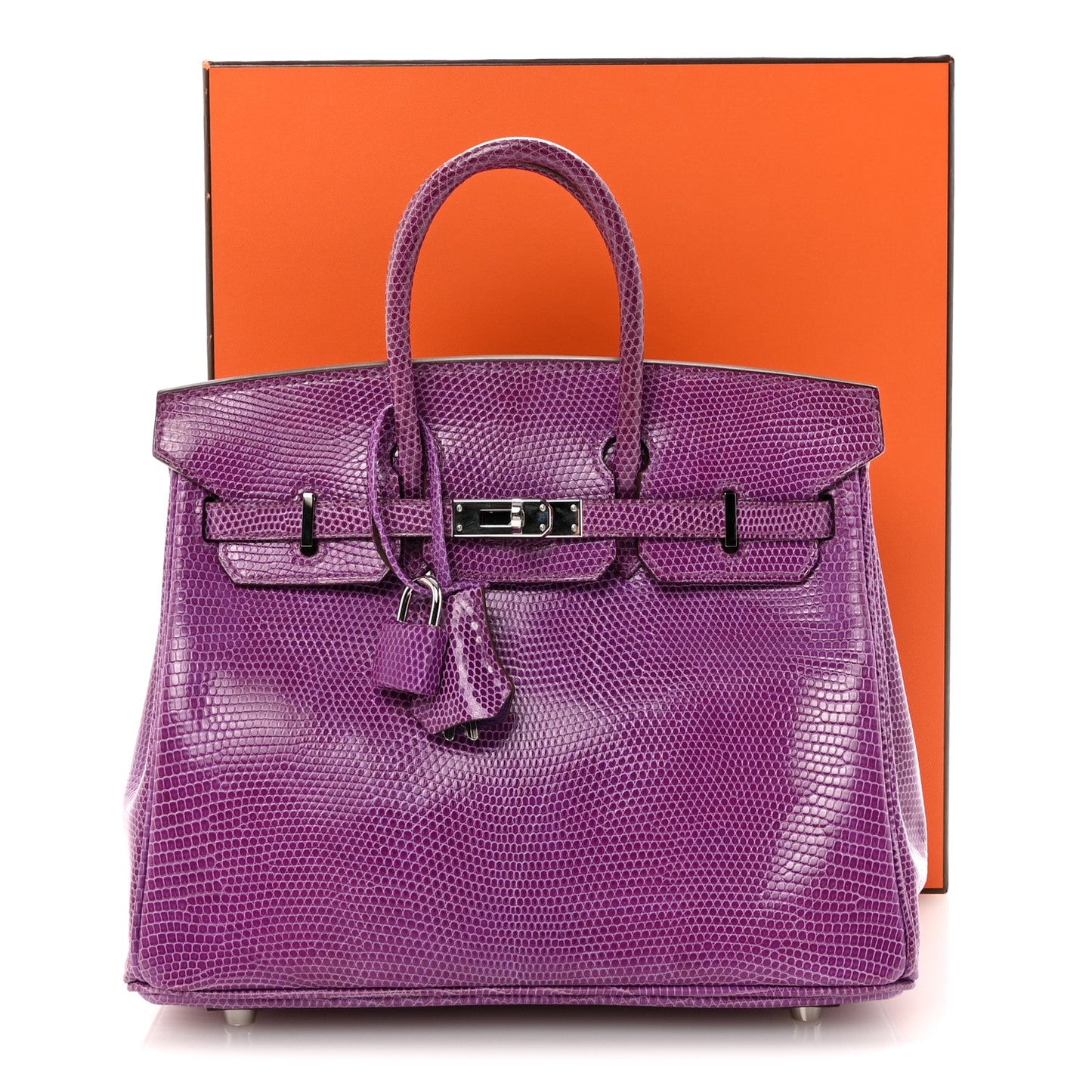 Lizard Birkin 25 Violet
