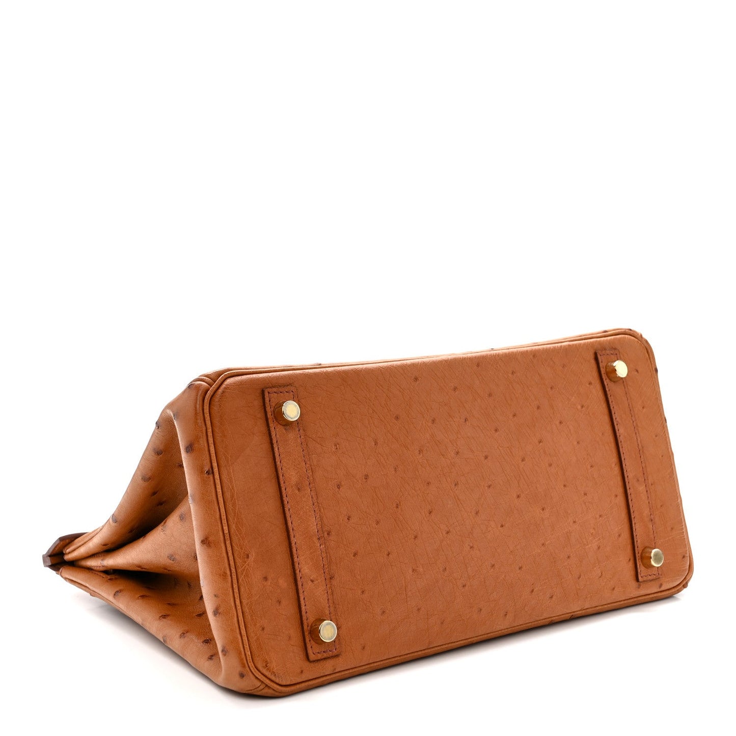 Ostrich Birkin 30 Cognac