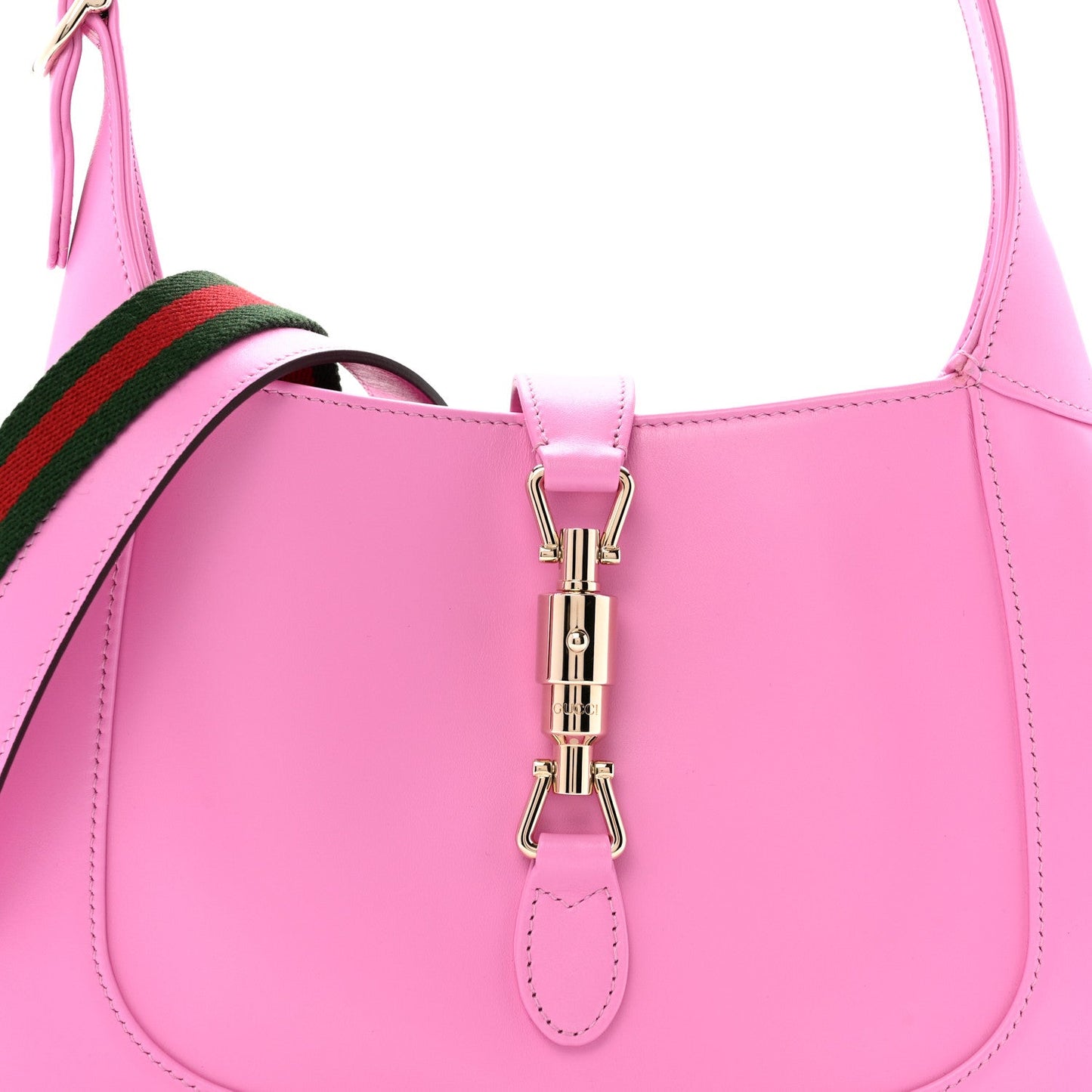Ancora Calfskin Web Medium Jackie 1961 Hobo Pink